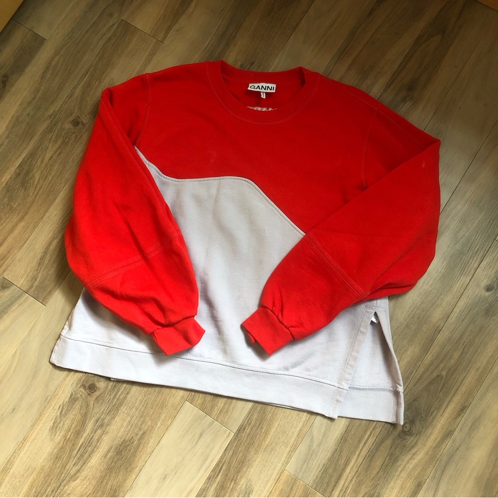 Ganni Software Wave Sweatshirt